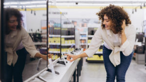 IKEA Billy Kitaplığının İçine Sığan Mükemmel TV Boyutu