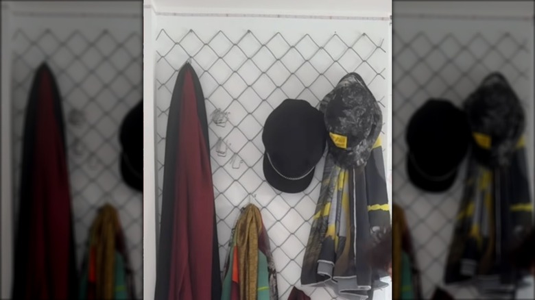 DIY zincir bağlantı aksesuar duvarında asılı aksesuarlar