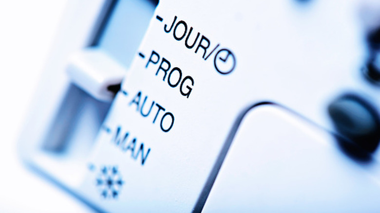 Termostat otomatik moda ayarlandı