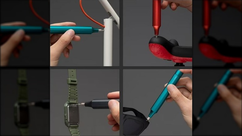 HOTO tornavidayla elektronik tamiri gibi farklı görevleri tamamlayan kişi