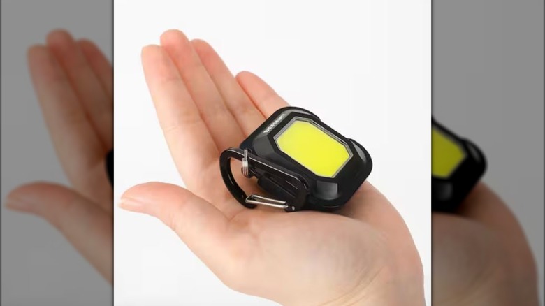 Defiant yardımcı ışığını tutan kişi