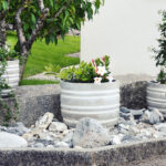 Ev Sahibi, Kaldırımın Çekiciliğini Artırmak İçin Beton Saksıları Kullanarak Büyük Bir Hata Yapıyor