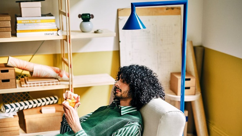 IKEA'dan bükme lambası