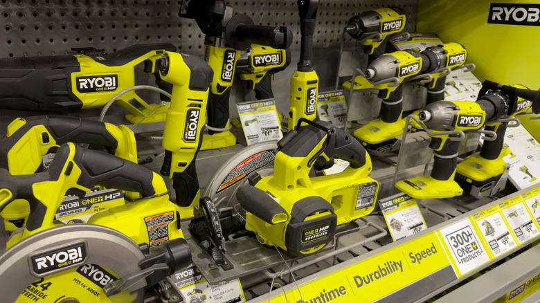 ryobi araçlarının gösterimi