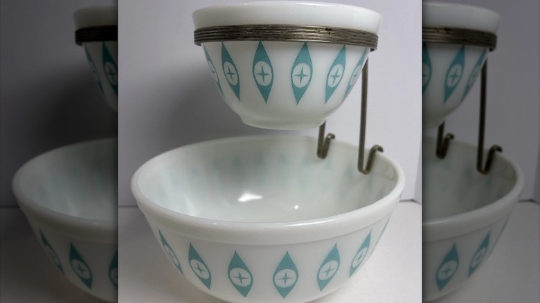 Pyrex atomik gözler çipi ve daldırma setinden oluşan eksiksiz bir set