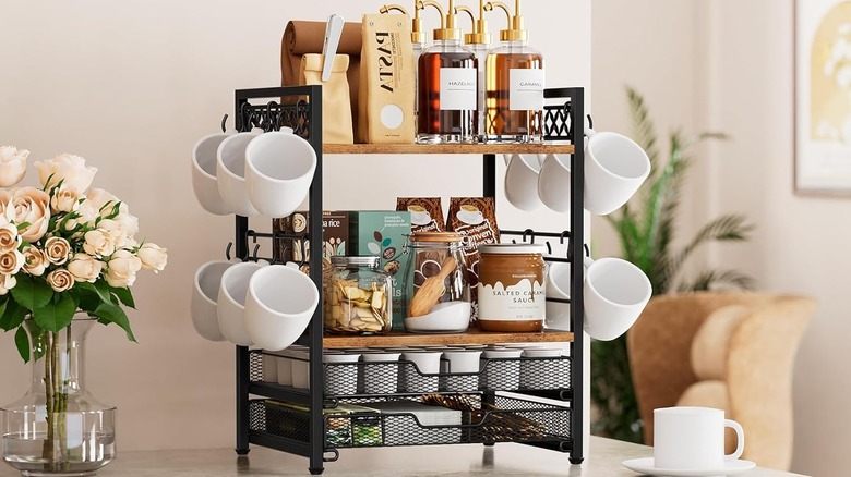 Amazon'dan Plaviya Kahve Barı İstasyonu Organizatörü