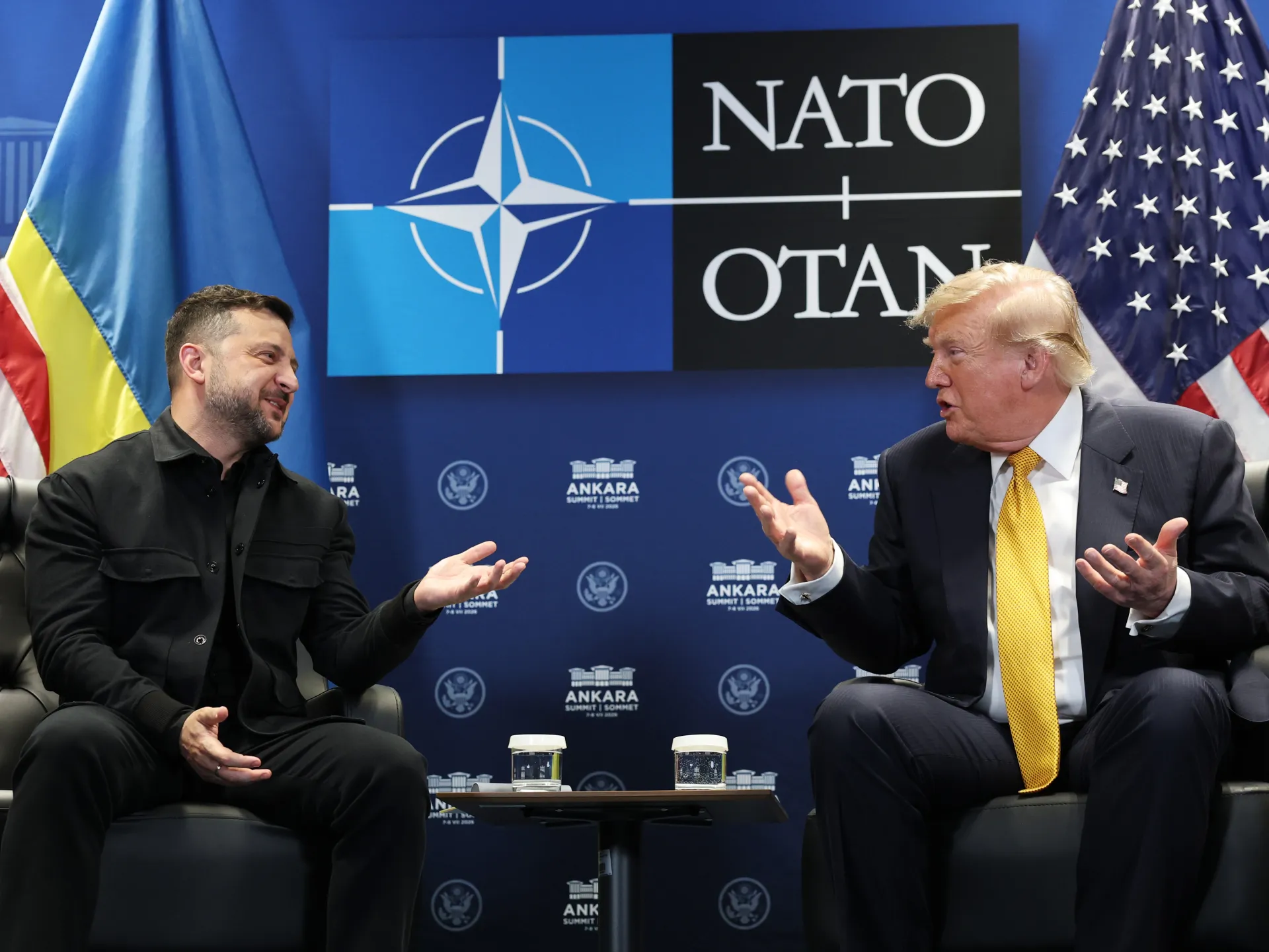 Trump barışın 'ilerlemesini' överken NATO Ukrayna'ya 70 milyar avro sözü verdi
