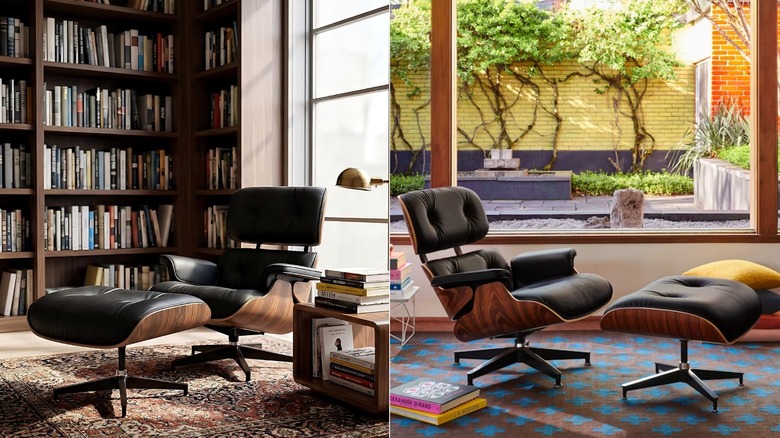 Amazon şezlongu Herman Miller Eames sandalyesine karşı