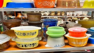 Koleksiyoncuların Bulmayı Hayal Ettiği Doğadan Esinlenen Desenli Nadir Pyrex Kase