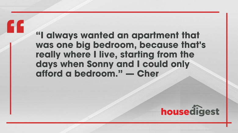 Cher'in bir alıntısını ve House Digest logosunu gösteren bir grafik