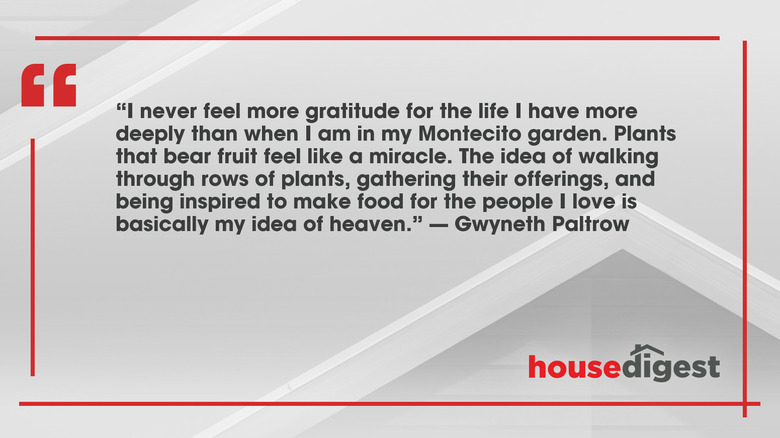 Gwyneth Paltrow'dan bir alıntı ve House Digest logosunu içeren bir grafik