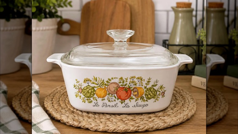 Hayatın baharatı Corningware güveç tabağı