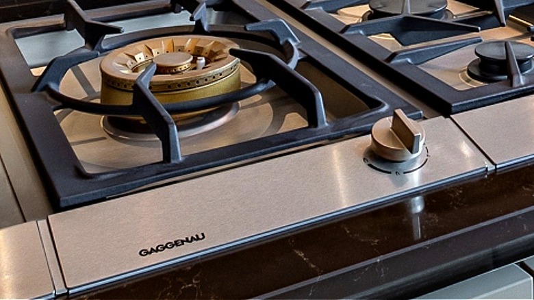 Gaggenau sobasının yakından görünümü