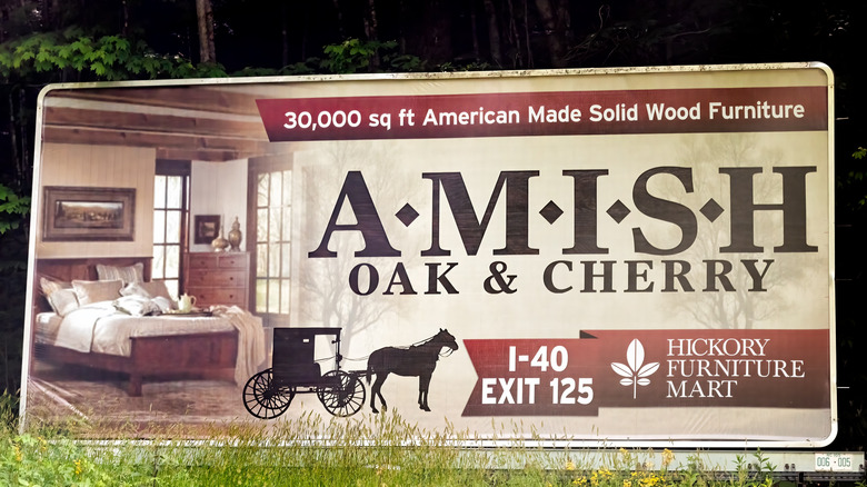 Amish mobilya üreticisi için imza