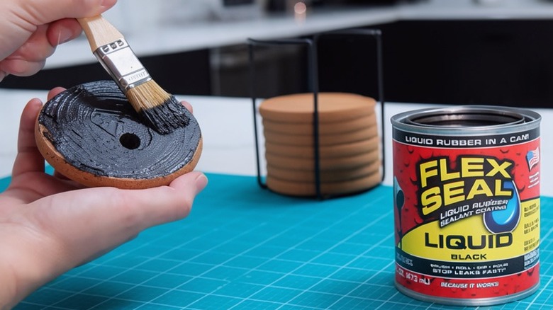 Flex Seal sıvı kauçuk sızdırmazlık maddesi kaplaması