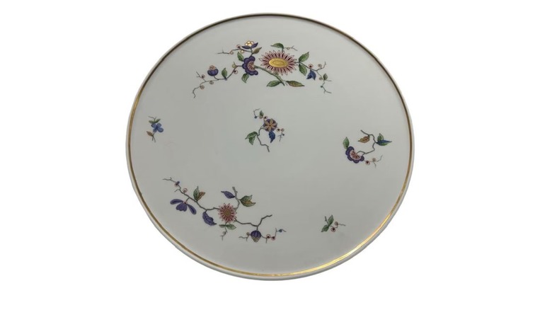 Vintage Oriente Italiano deseninde bir Ginori pasta tabağı