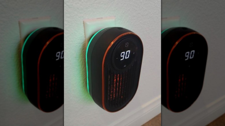 Home Depot web sitesindeki müşteri incelemesinde gösterilen HANDY HEATER kişisel takılabilir ısıtıcı.